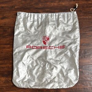 Porsche Drawstring Dust Bag (Silver)